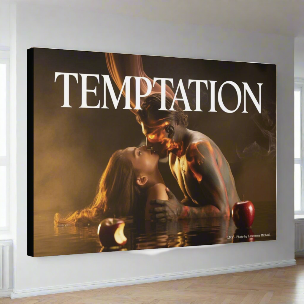 TEMPTATION Multiverse Edition Canvas Wall Art — 24x16 Cinematic Collector Print by LMX Studio