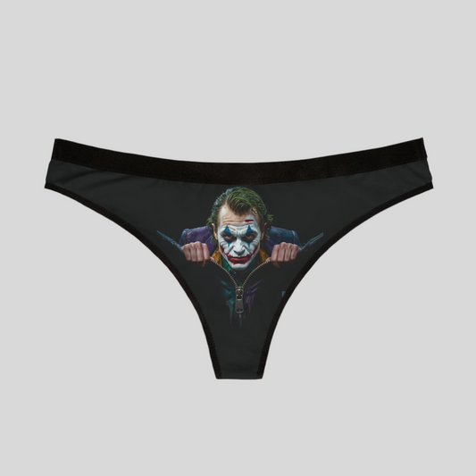 LMX Designs Joker Zipper Thong – Chaos in the Details | Black Edition