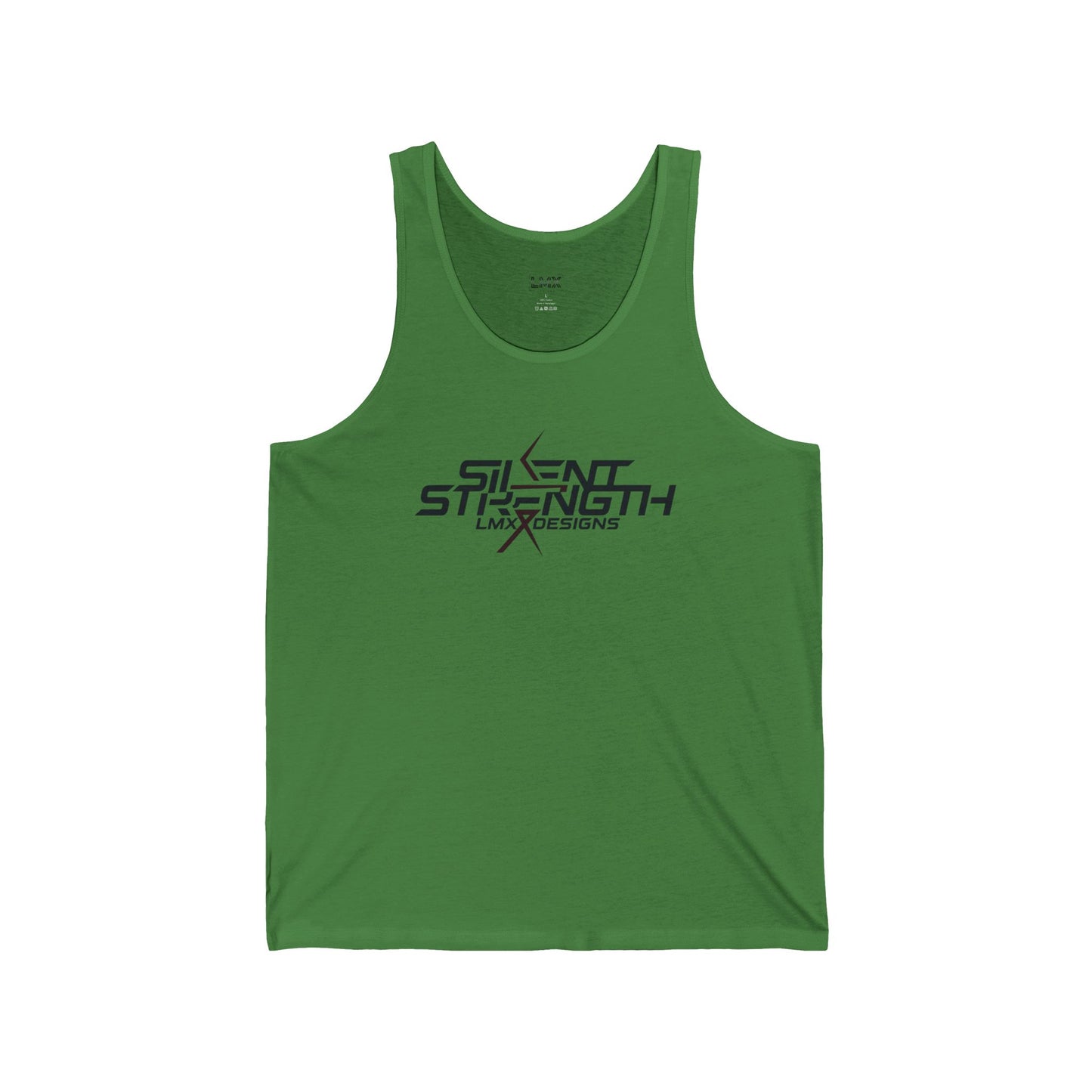 Introducing the “Silent Strength” Limited Edition Unisex Jersey Tank by LMX Designs.