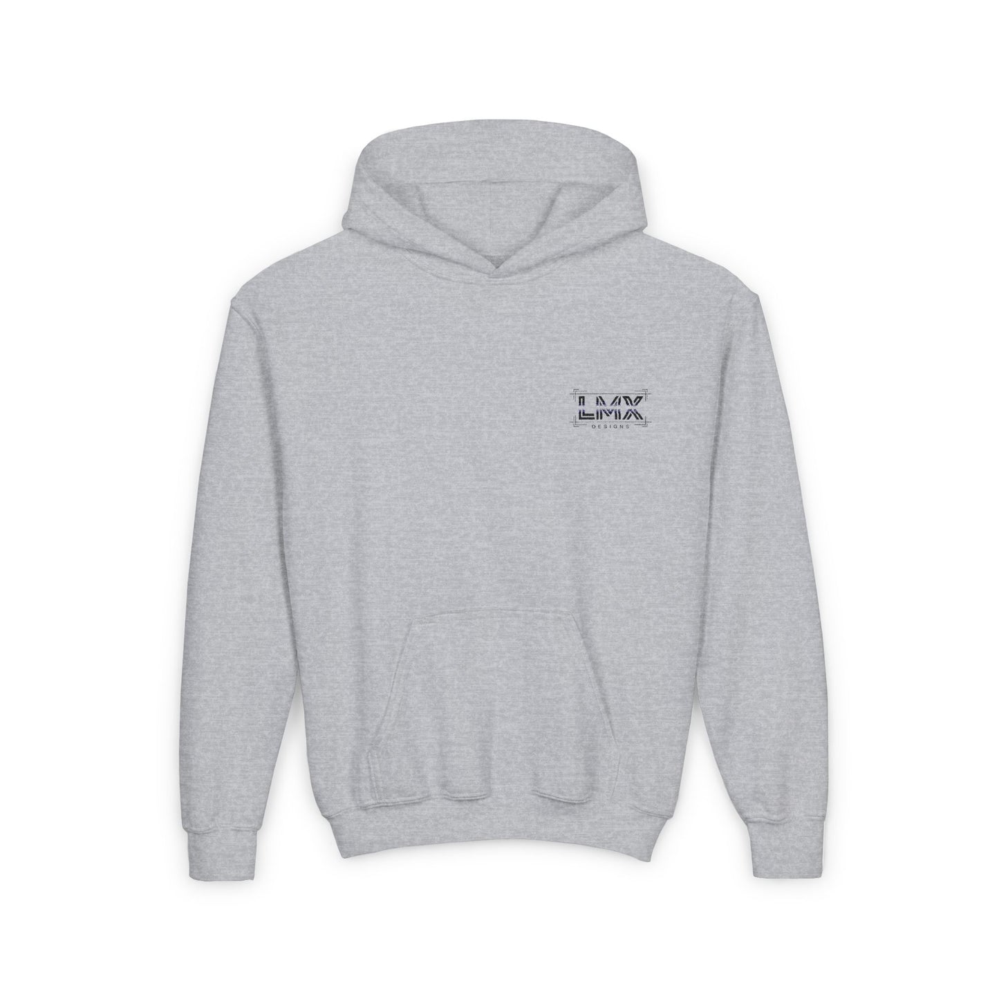 LMX Designs Logo Solid Colors Kids Hoodie – Available in Various Colors
