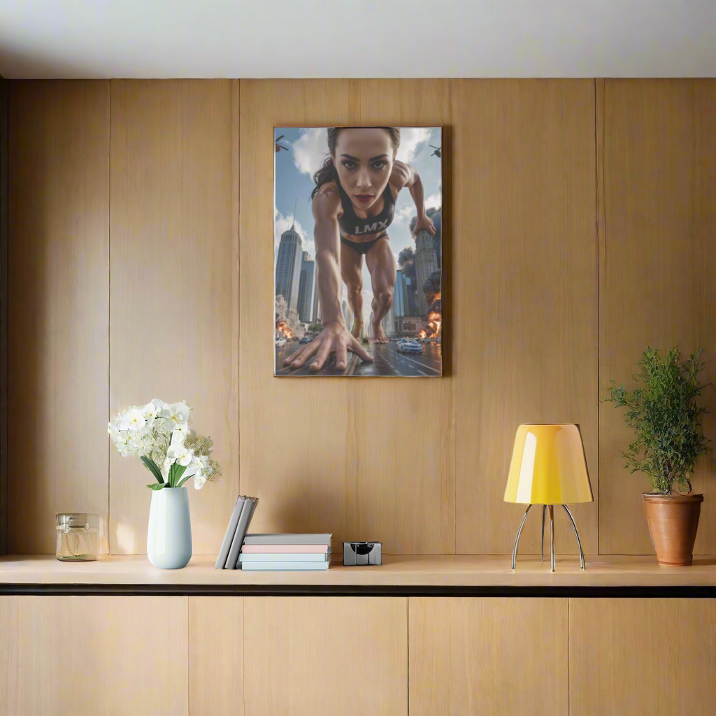 Giantess: LMX Ascension — Premium Canvas Edition (24×36)