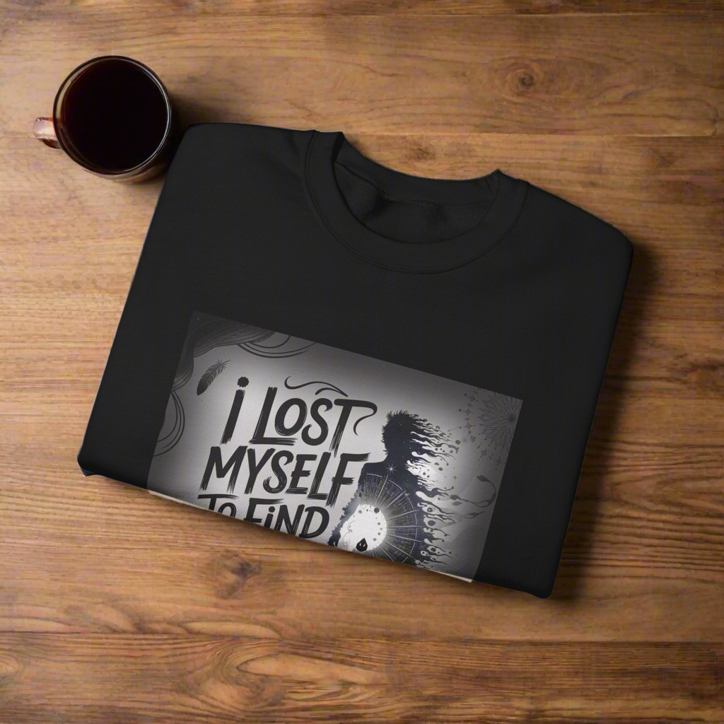 LMX “I Lost Myself to Find My Soul” Inspirational Crewneck Sweatshirt – Premium Motivational Streetwear Pullover