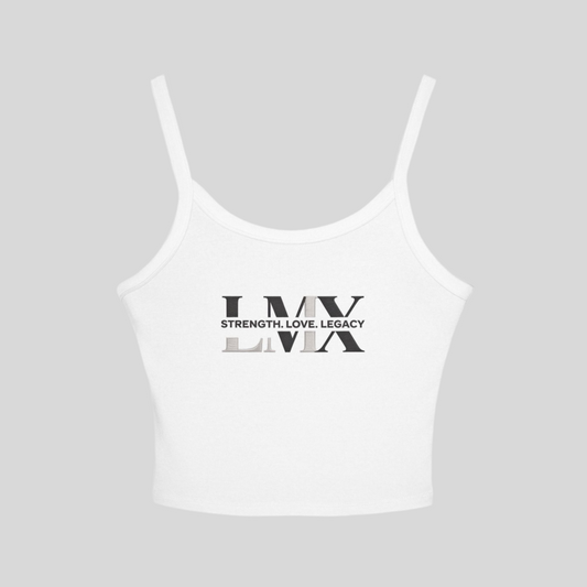 LMX Inspirational Women’s Spaghetti Strap Tank Top – Strength, Love, Legacy
