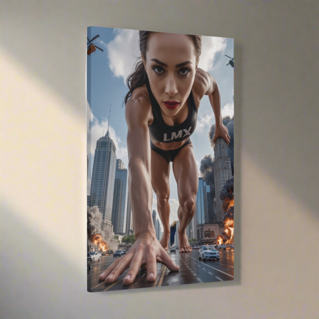 Giantess: LMX Ascension — Premium Canvas Edition (24×36)