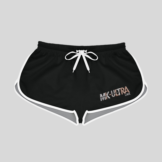 MK-ULTRA LMX Women’s Relaxed Shorts – Black | Streetwear Active Lounge