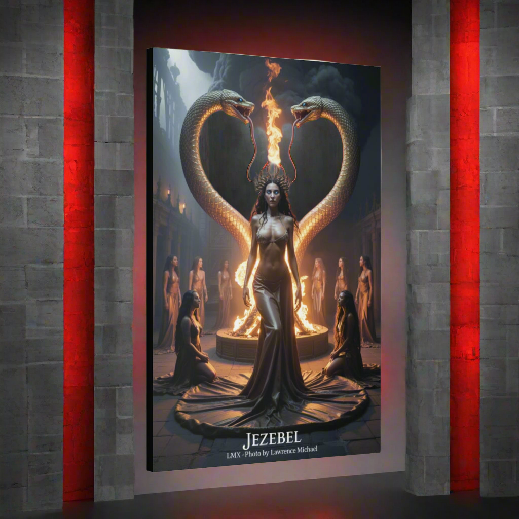 LMX Studio Jezebel Canvas Art 24x36 Limited