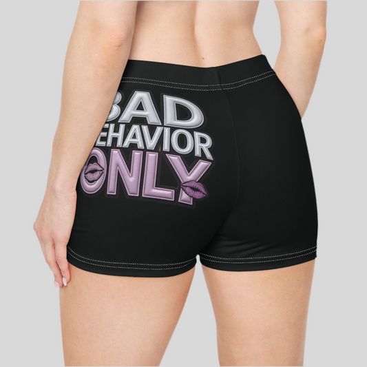Bad Behavior Women’s Shorts – Fun & Flirty Summer Fit | LMX Designs