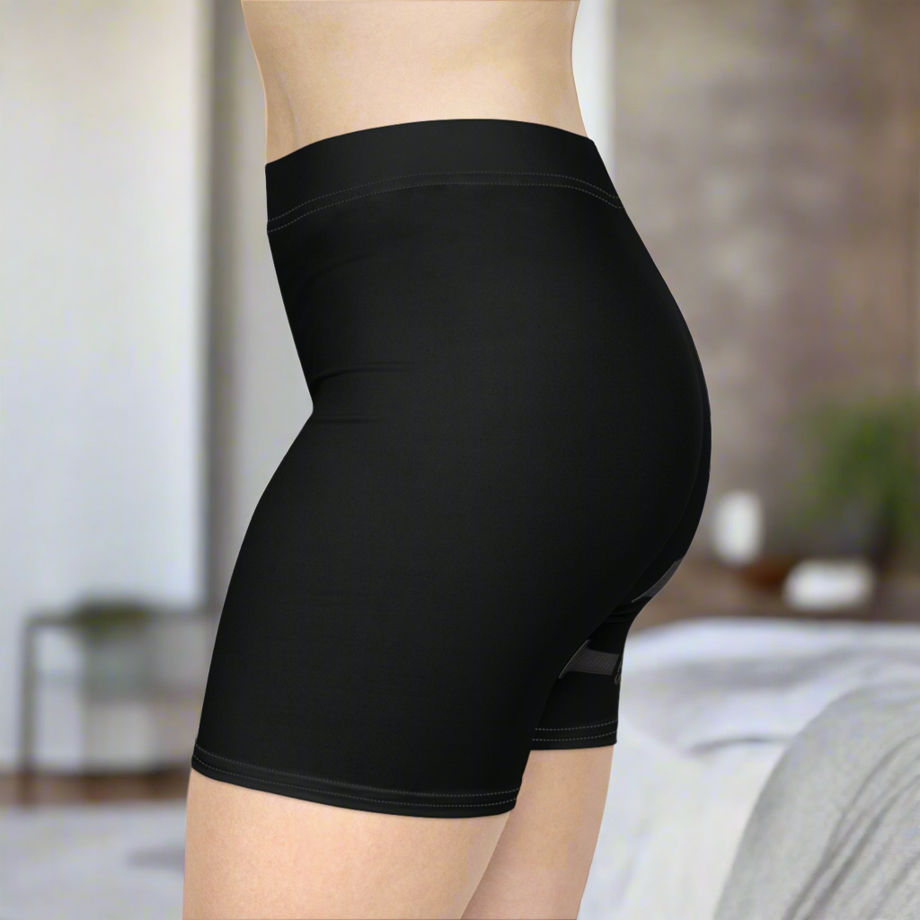 LMX Women’s Biker Shorts – Premium High-Waist Activewear with “Strength, Love, Legacy” Logo Design | Workout, Gym & Streetwear
