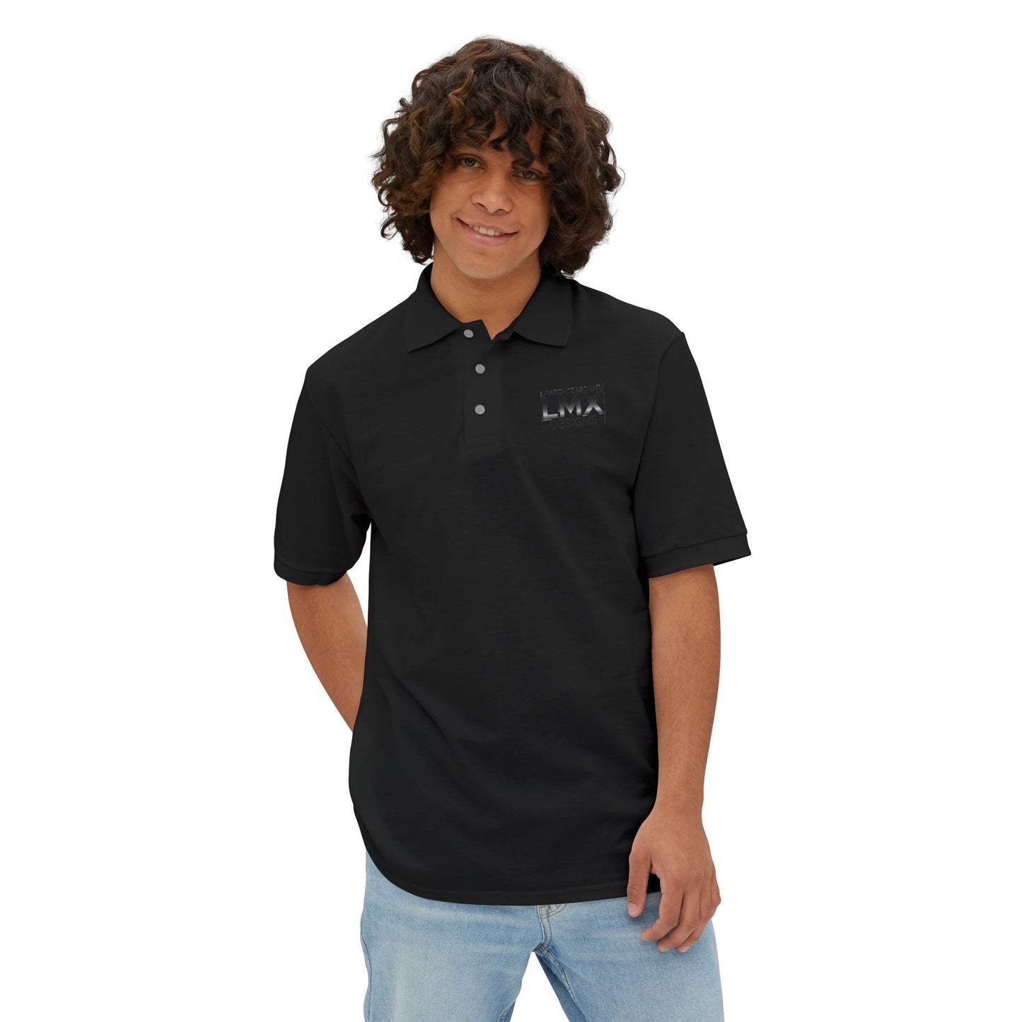 LMX Lawrence Michael Designs Men’s Piqué Polo