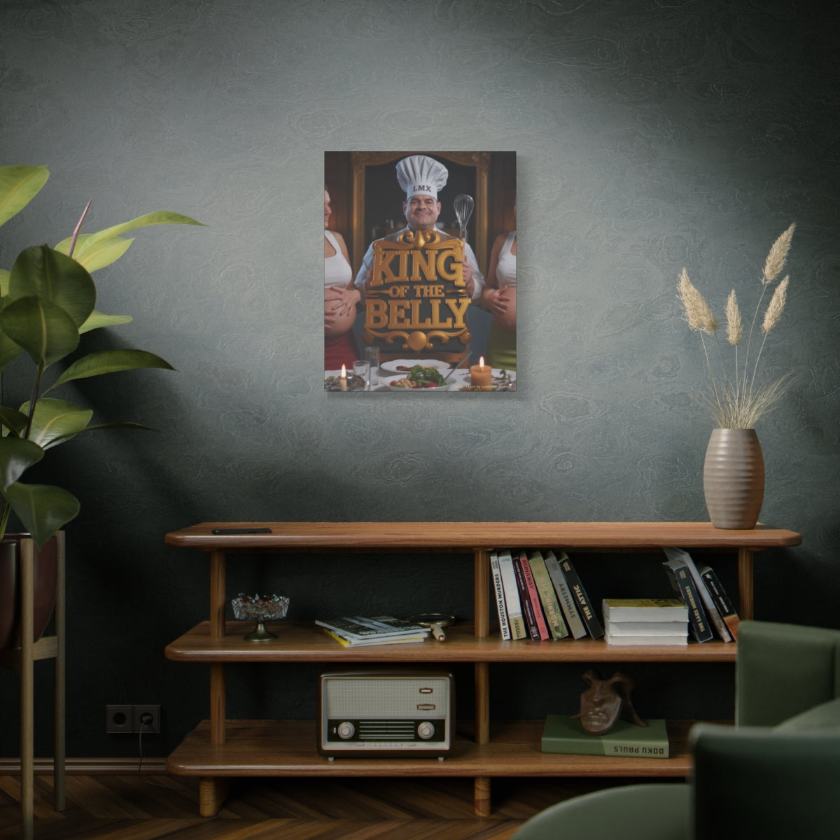 King of the Belly – LMX Signature Canvas (24×30 Collector’s Edition)