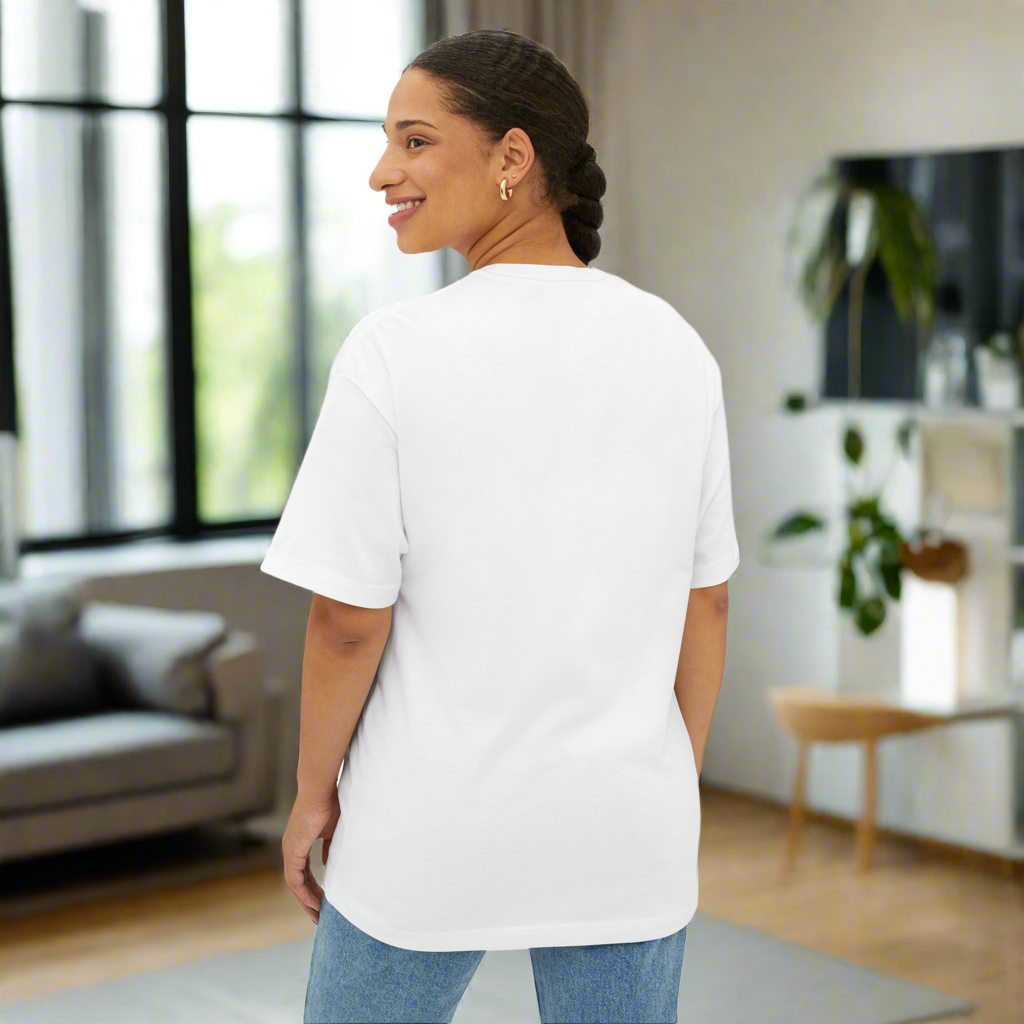 LMX Designs Colorful Splash Paint Lips Oversized Tee