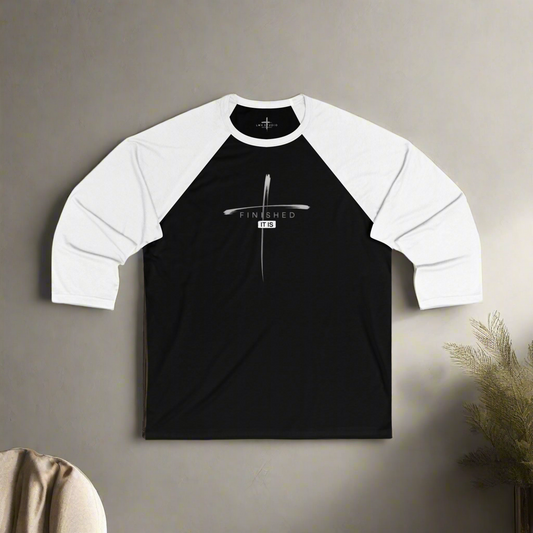 “It Is Finished” Cross Long Sleeve | Inspired by John 19:28–30 | LMX Studio