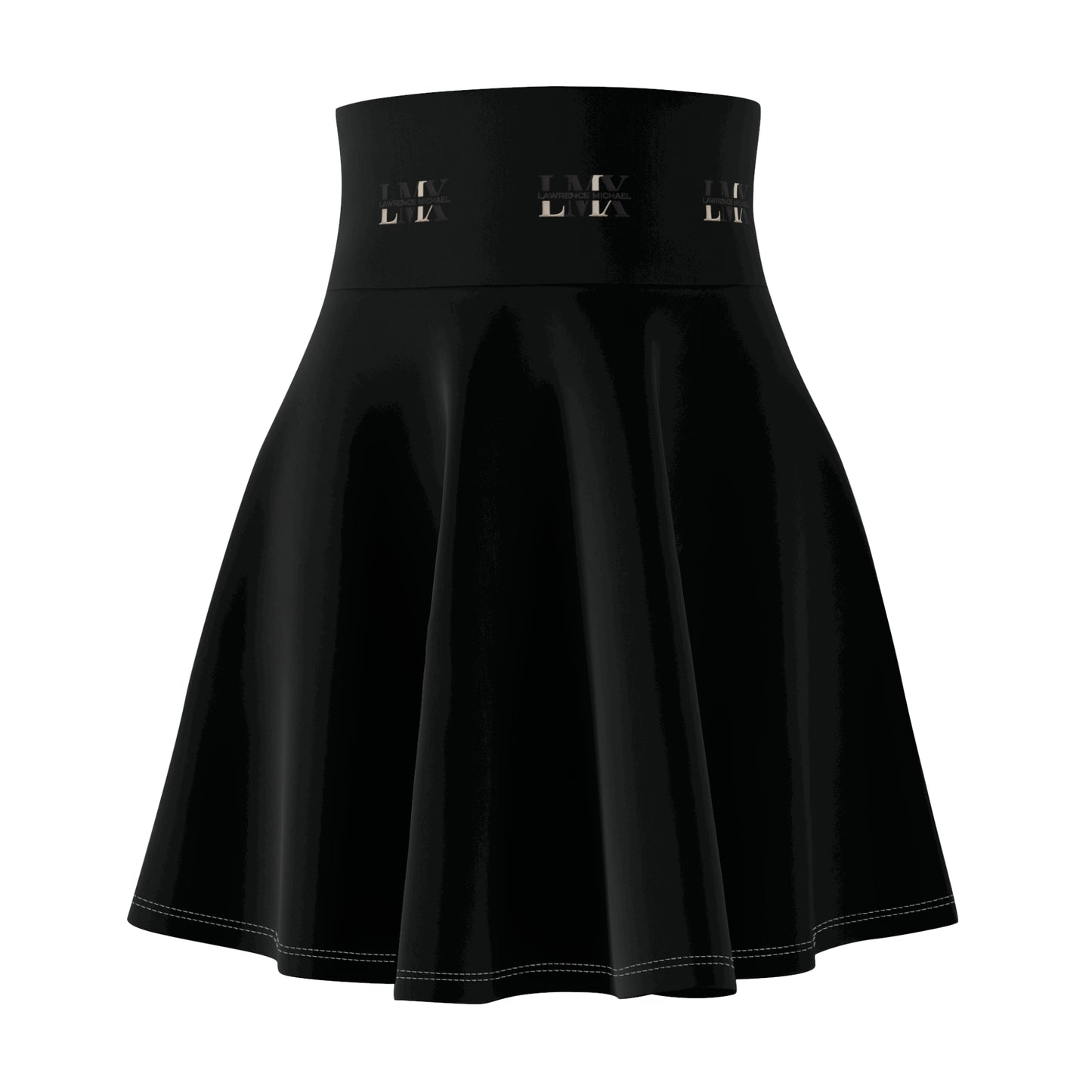 Women's Skater Skirt in black - Trendy and Chic A-Line Mini Skirt by LMX Lawrence Michael