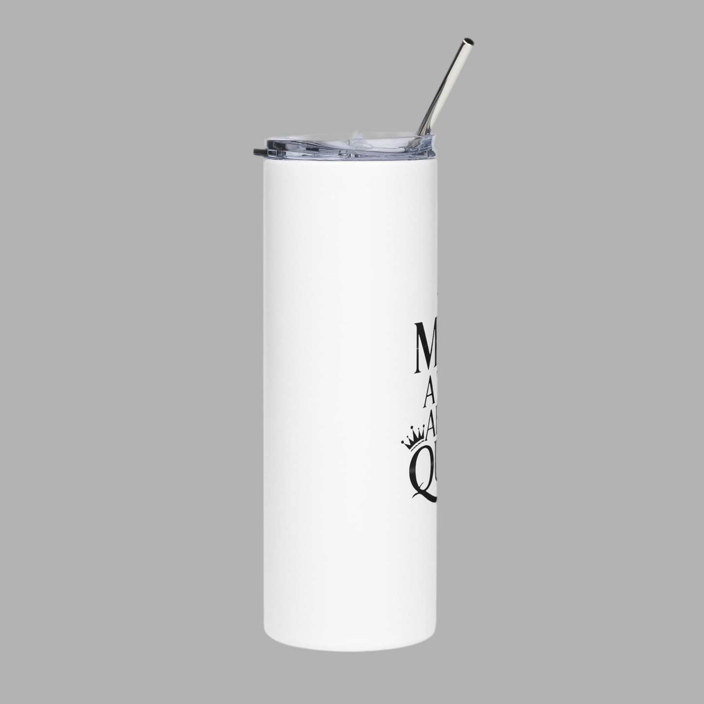 LMX "Mom is a Queen" Stainless Steel Tumbler – 20oz