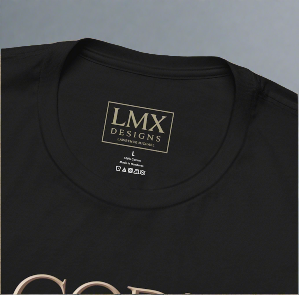 God’s Favorite – Inspirational Graphic T-Shirt | Designer Statement Piece by LMX Designs, Lawrence Michael