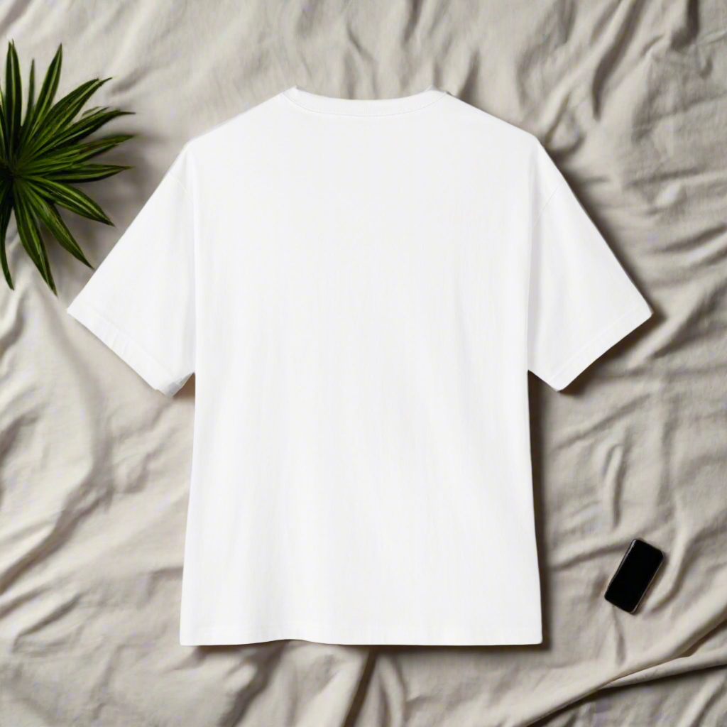 LMX Designs Colorful Splash Paint Lips Oversized Tee