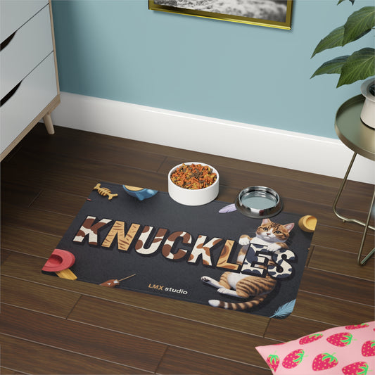 Knuckles™ Personalized Cat Feeding Mat – LMX Studio Exclusive