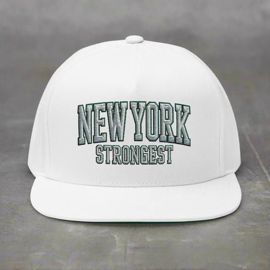 New York Strongest Snapback Hat (Black or White) LMX Studio DSNY Collection