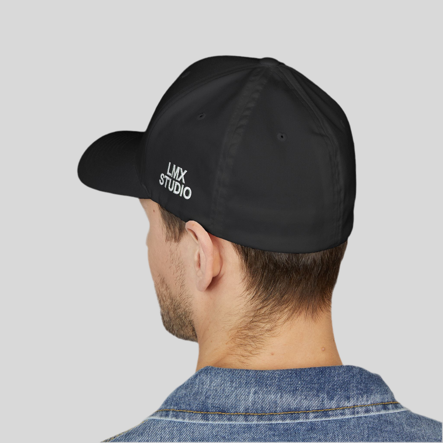 LMX Studio Side-Logo Black Hat | Minimalist Premium Cap