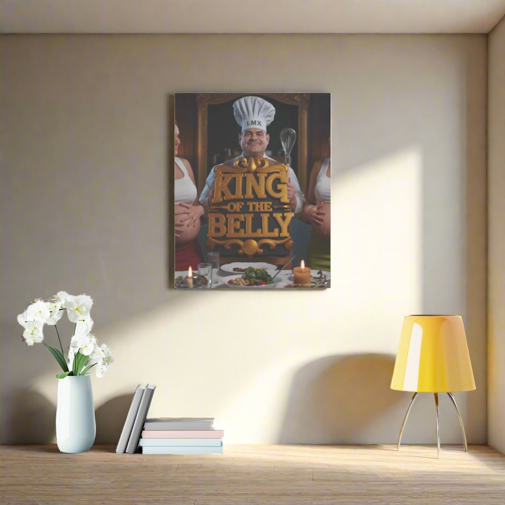 King of the Belly – LMX Signature Canvas (24×30 Collector’s Edition)