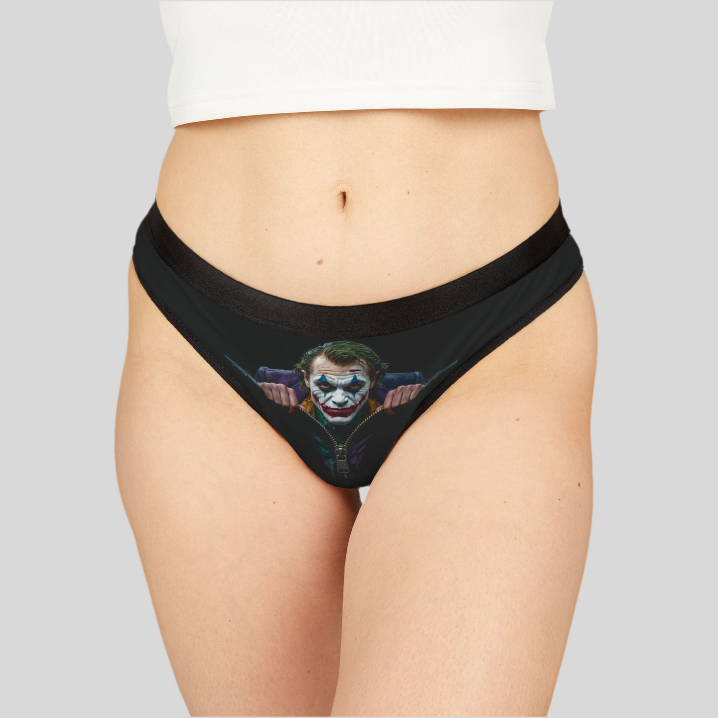 LMX Designs Joker Zipper Thong – Chaos in the Details | Black Edition