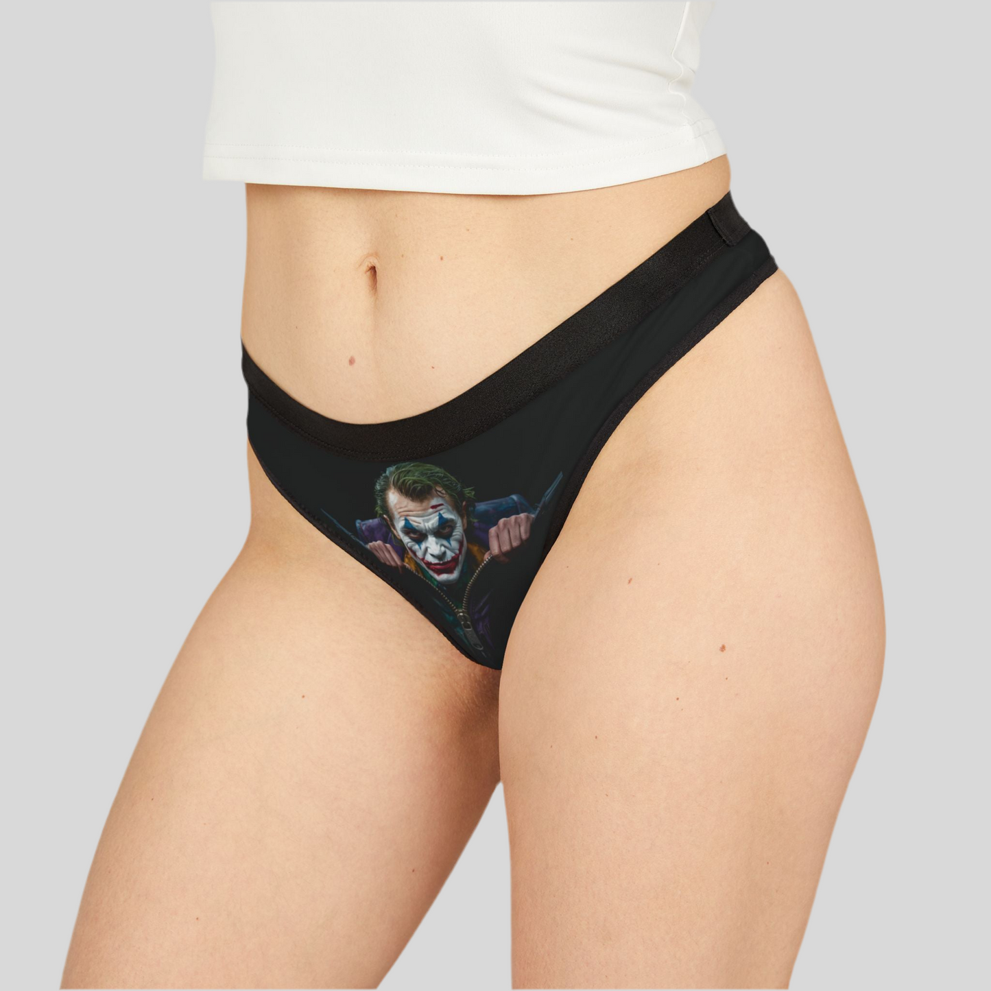 LMX Designs Joker Zipper Thong – Chaos in the Details | Black Edition