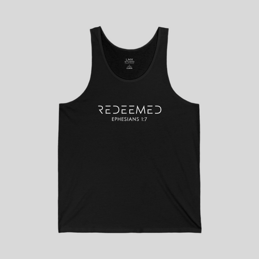 REDEEMED – Faith-Inspired Premium Tank Top (LMX Studio)