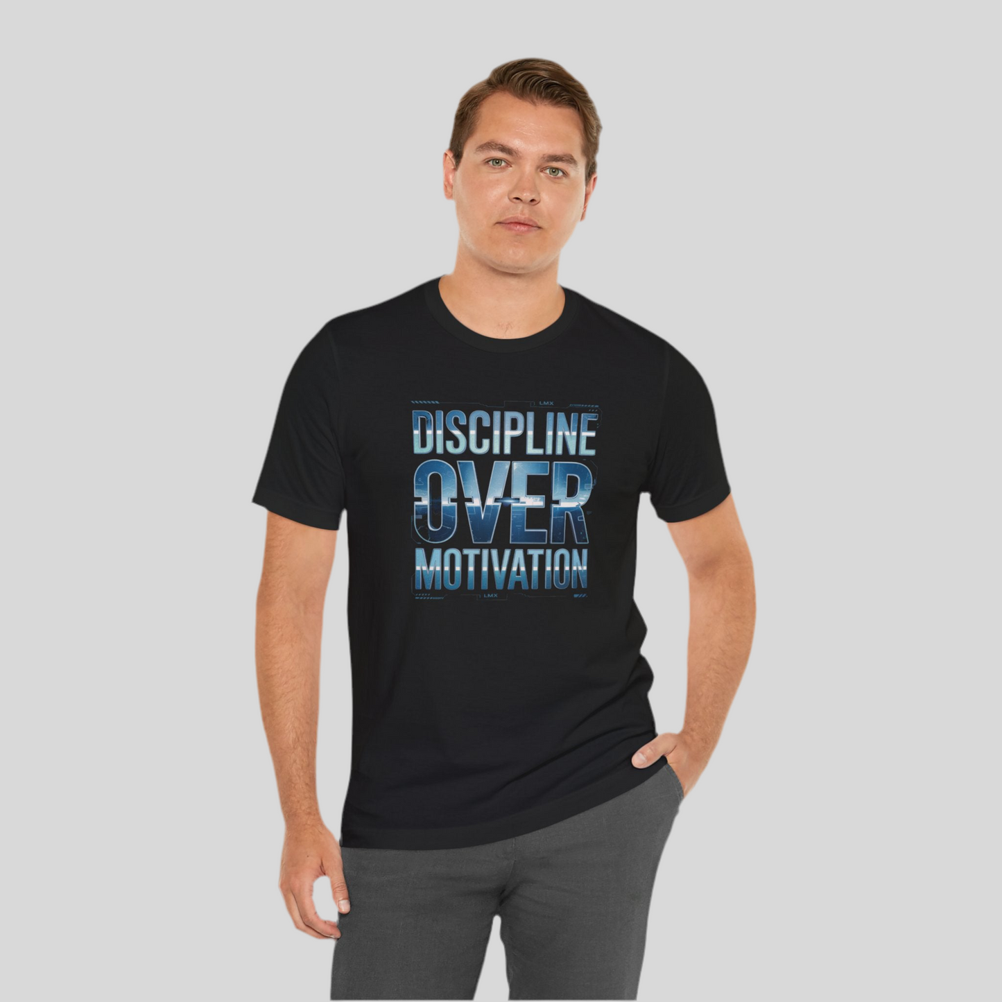 Discipline Over Motivation Tee – LMX Signature Mindset Series