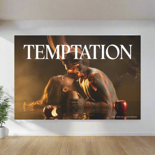 TEMPTATION Multiverse Edition Canvas Wall Art — 24x16 Cinematic Collector Print by LMX Studio