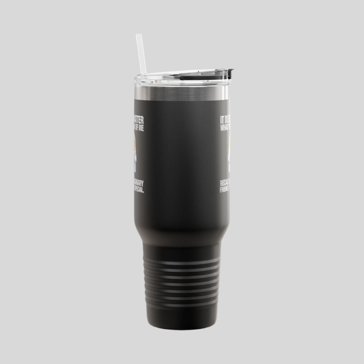 LMX Studio — Imaginary Friends Premium Travel Mug (20oz Black Matte)