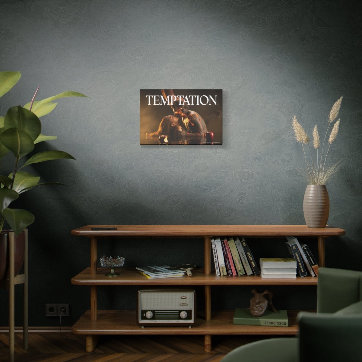 TEMPTATION Multiverse Edition Canvas Wall Art — 24x16 Cinematic Collector Print by LMX Studio