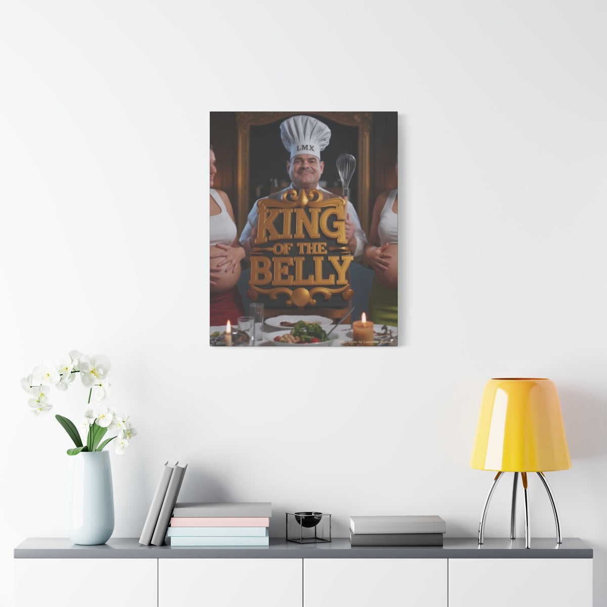 King of the Belly – LMX Signature Canvas (24×30 Collector’s Edition)