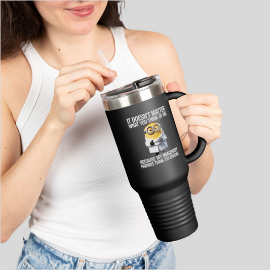 LMX Studio — Imaginary Friends Premium Travel Mug (20oz Black Matte)