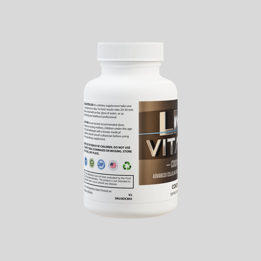 LMX Vitality CoQ10 Ubiquinone — Advanced Cellular Energy & Heart Support (30 Capsules)
