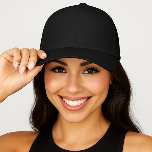LMX Studio Side-Logo Black Hat | Minimalist Premium Cap