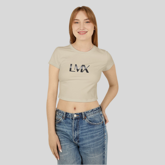 LMX Women’s Baby Tee – Minimalist Elegance for Everyday Chic
