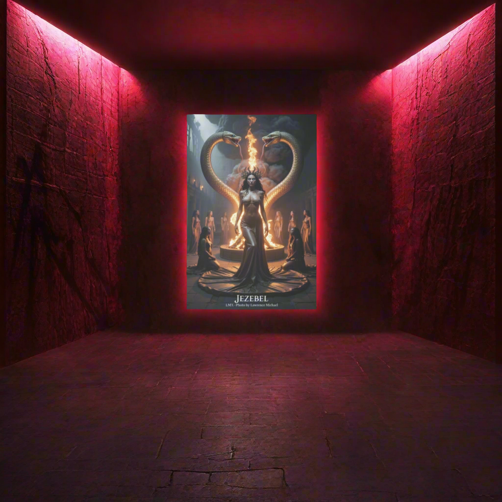 LMX Studio Jezebel Canvas Art 24x36 Limited