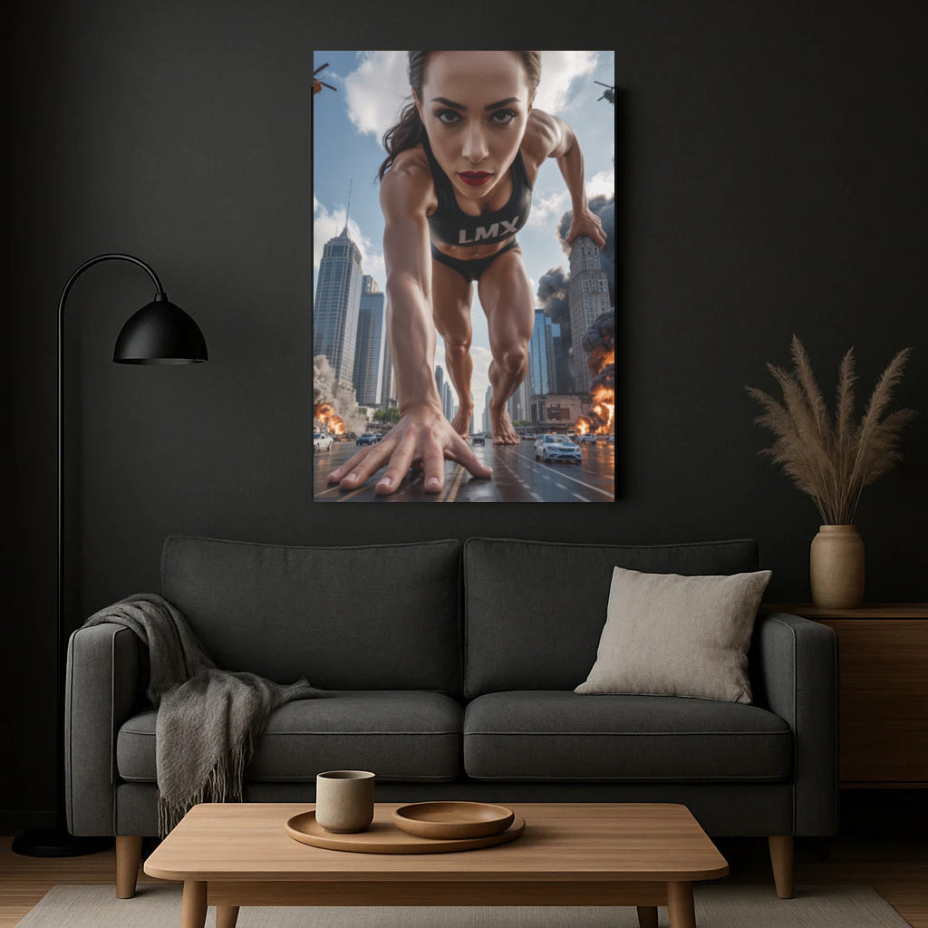 Giantess: LMX Ascension — Premium Canvas Edition (24×36)