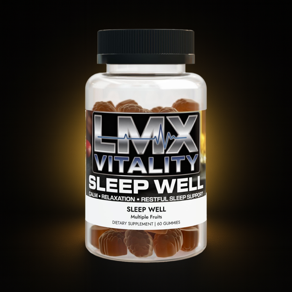 LMX Vitality Sleep Well Gummies – Restorative Sleep & Relaxation Support (60 Gummies)