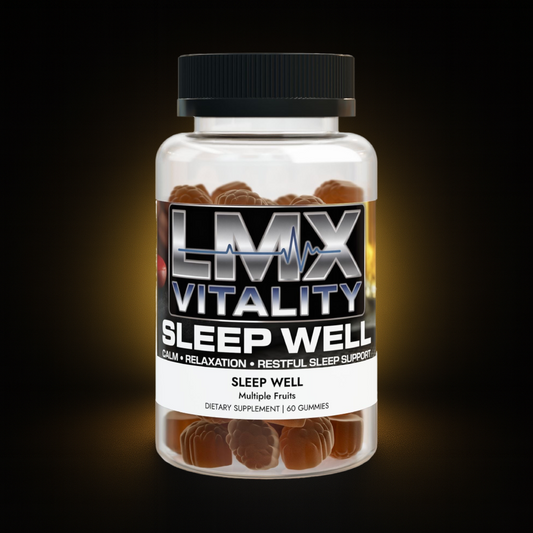 LMX Vitality Sleep Well Gummies – Restorative Sleep & Relaxation Support (60 Gummies)