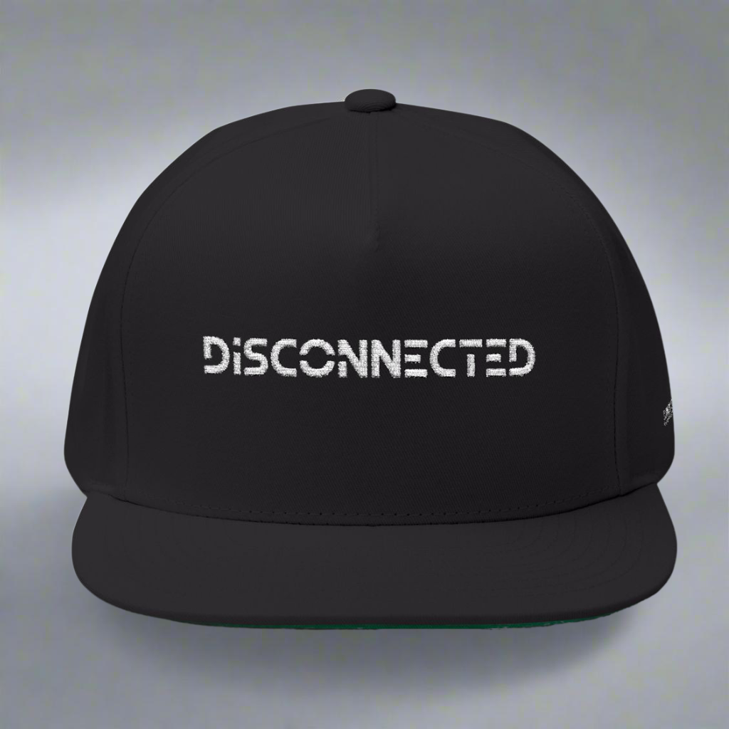 LMX Studio “Disconnected” Snapback Hat – Premium Streetwear Cap (Black, Black/Red, Black/Grey)