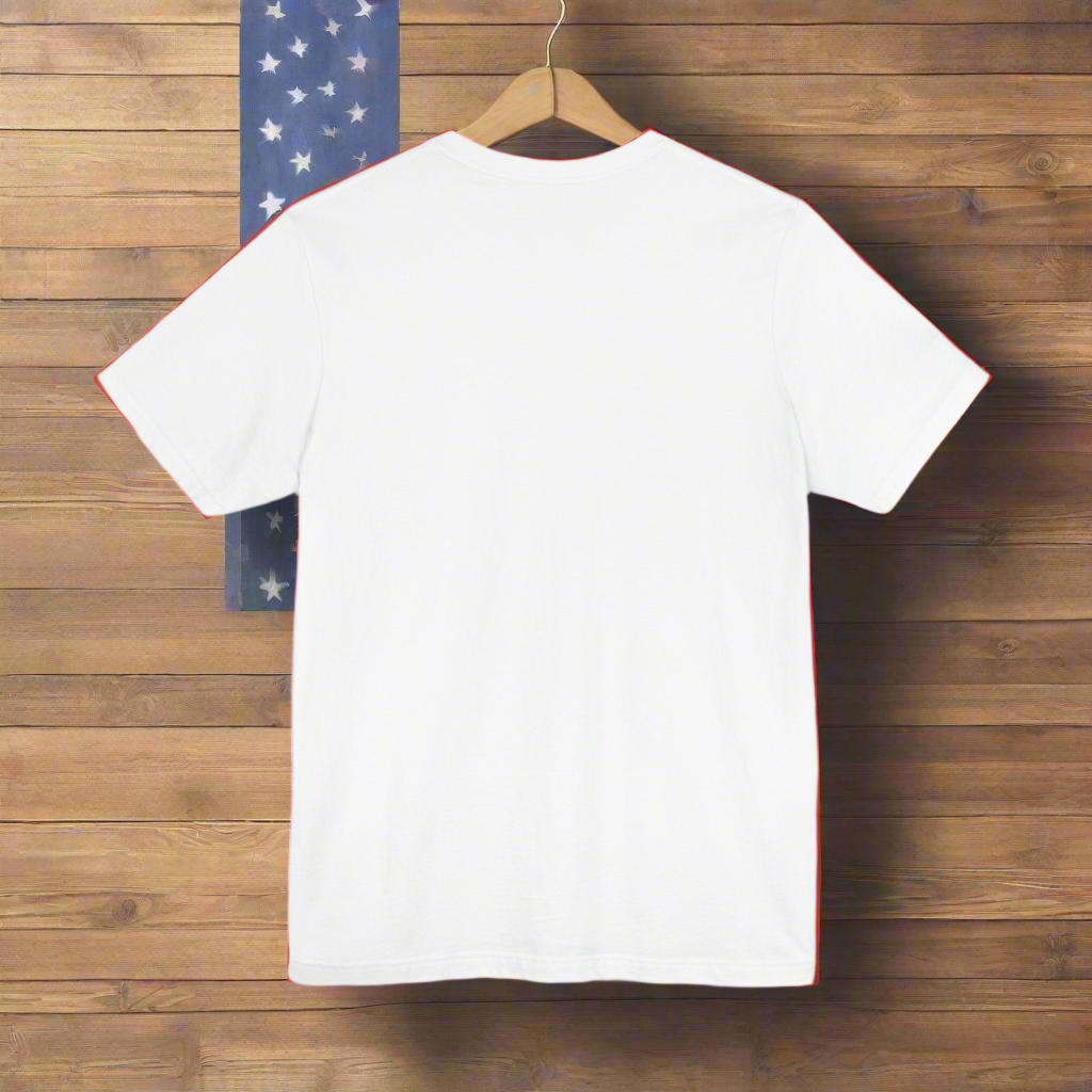 FREEDOM T-Shirt – Patriotic Red, White, Blue & Vintage White Collection | Premium Unisex Tee by LMX Studio