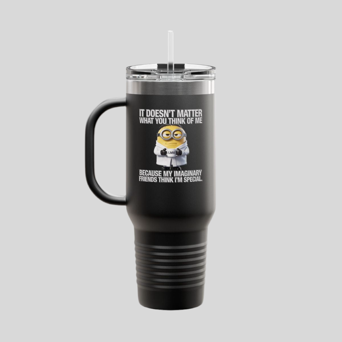 LMX Studio — Imaginary Friends Premium Travel Mug (20oz Black Matte)
